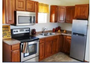 2 bedroom1 bath crew quarters bunkhouse on sale now! KITCHEN PHOTO- FURNISHED CREW QUARTERS FOR LOUISIANA TEXAS FLORIDA